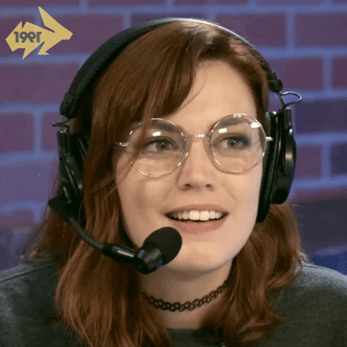 Cross Eyed Laughing Woman GIF