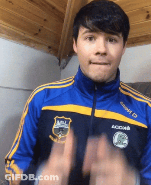 Cross Fingers Cute Man GIF
