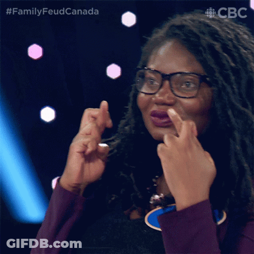 Cross Fingers Dancing Woman GIF