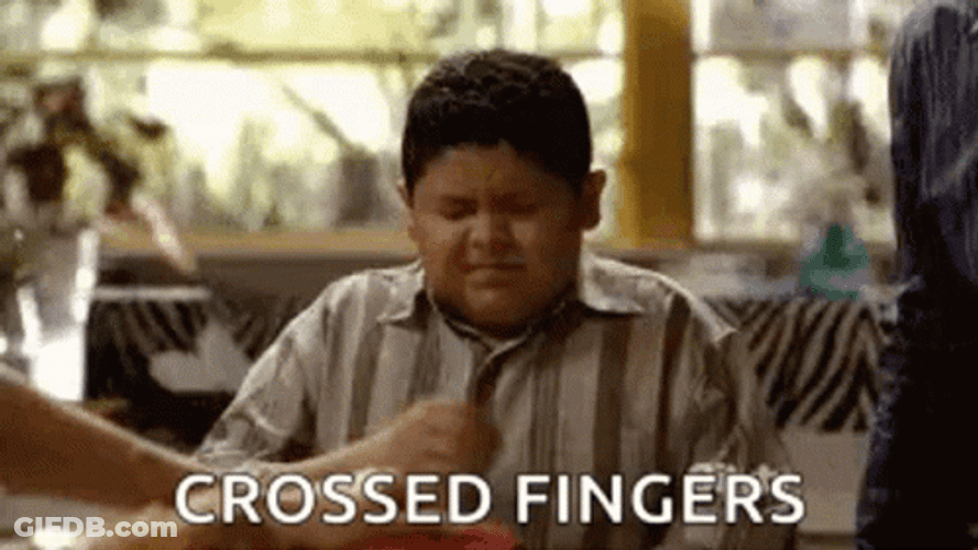 Cross Fingers Kid Praying GIF