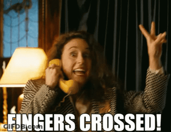 Cross Fingers Lauren Lopez GIF