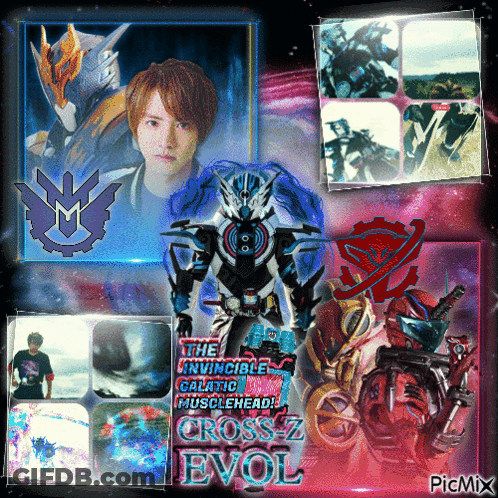 Cross Z Evol Collage GIF