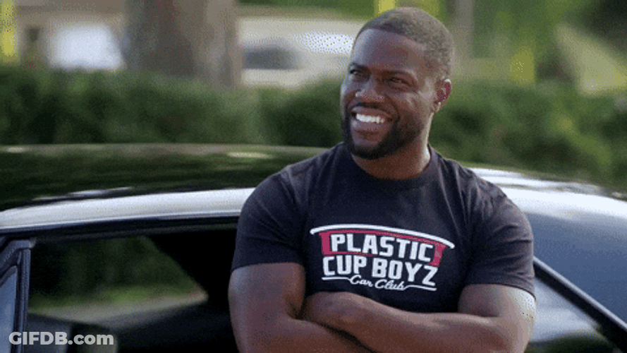 Crossed Arms Kevin Hart Damn GIF