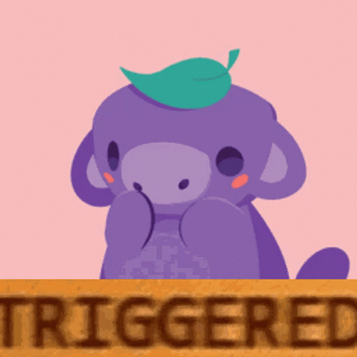 Croux T Shaking Triggered Meme GIF