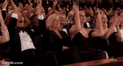 Crowd Applauding At Awards Ceremony GIF