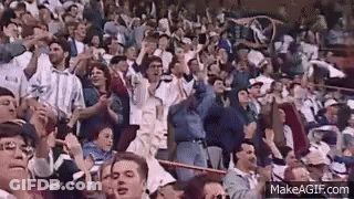 Crowd Applauding In Stadium GIF