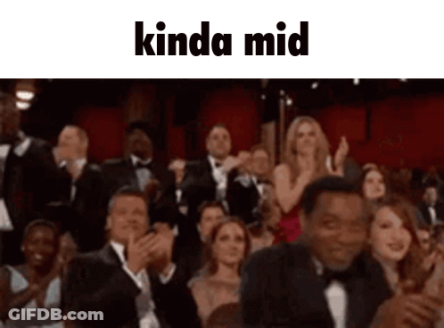 Crowd Applauding Kinda Mid GIF