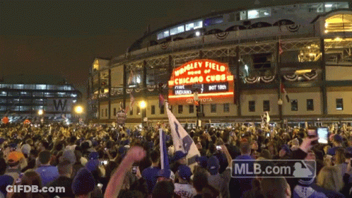Crowd At Wrigley Field GIF