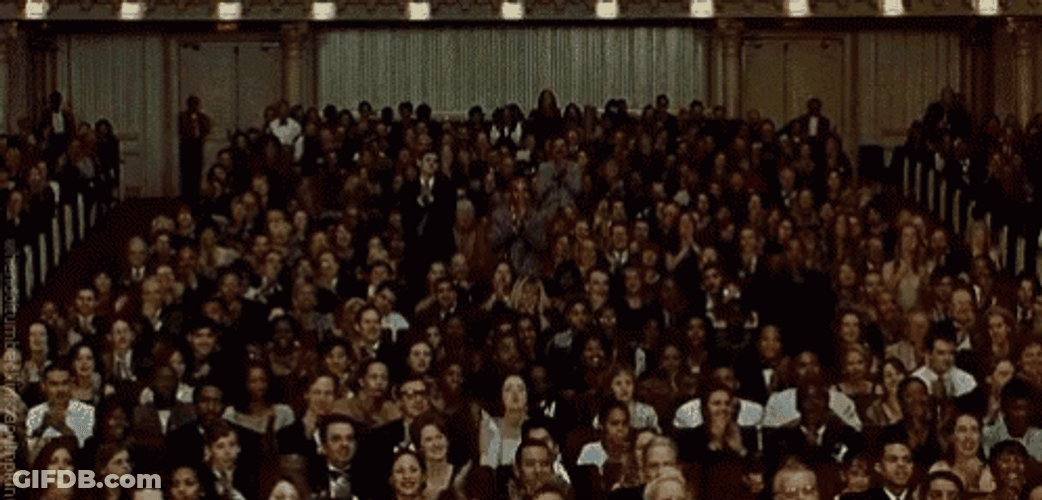 Crowd Cheering At Auditorium GIF