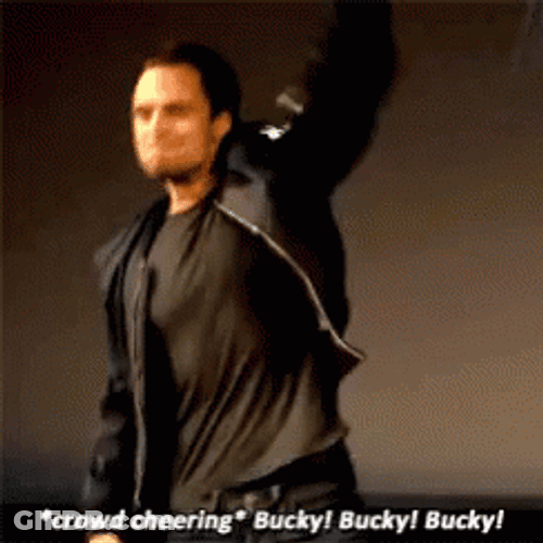 Crowd Cheering For Bucky GIF