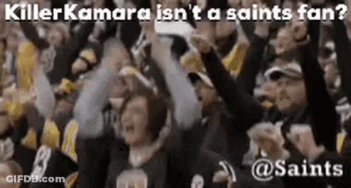Crowd Cheering Stadium Killer Kamara Isn't Saints Fan GIF