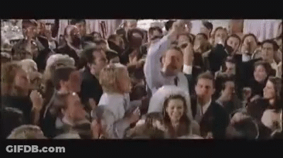Crowd Dancing At Party GIF