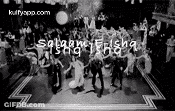 Crowd Dancing In Room GIF