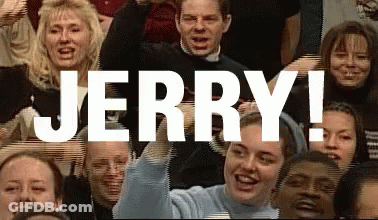Crowd Of People With Jerry GIF