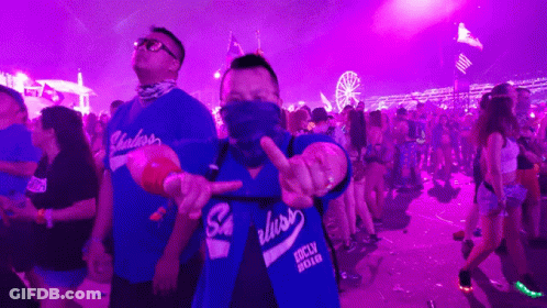 Crowd Raising Hands GIF