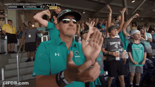 Crowd Watching Arizona Vs Ucoastal Game GIF