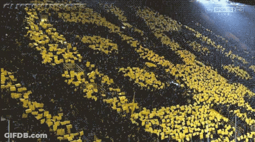 Crowd Watching Game On Sky Sports GIF