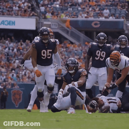 Crowd Watching Game With Coaches On Screen GIF