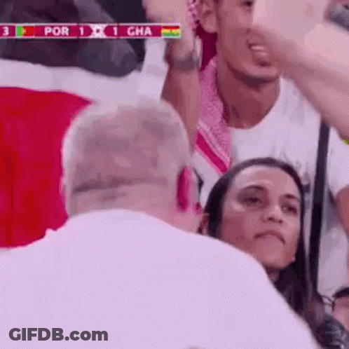 Crowd Watching Soccer Match In Stadium GIF