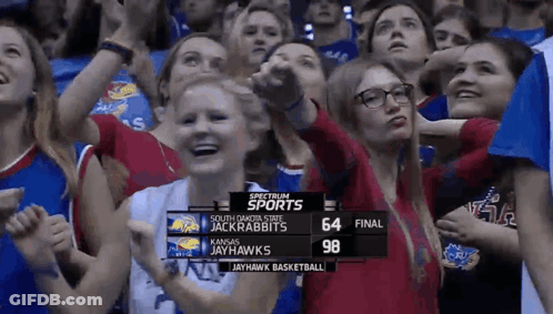 Crowd Watching Spectrum Sports Game GIF