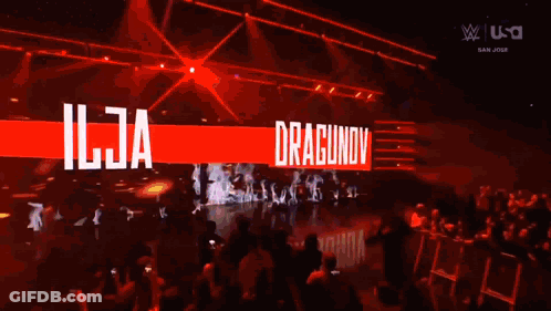 Crowd Watching Wrestling Match Ilija Dragonov GIF