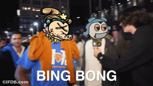 Crowd With Bing Bong GIF