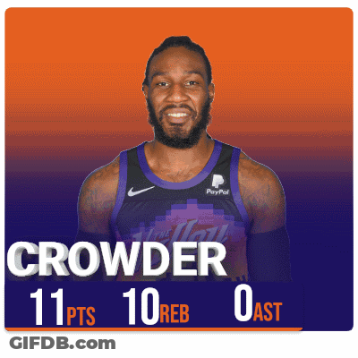 Crowder In PayPal Jersey GIF