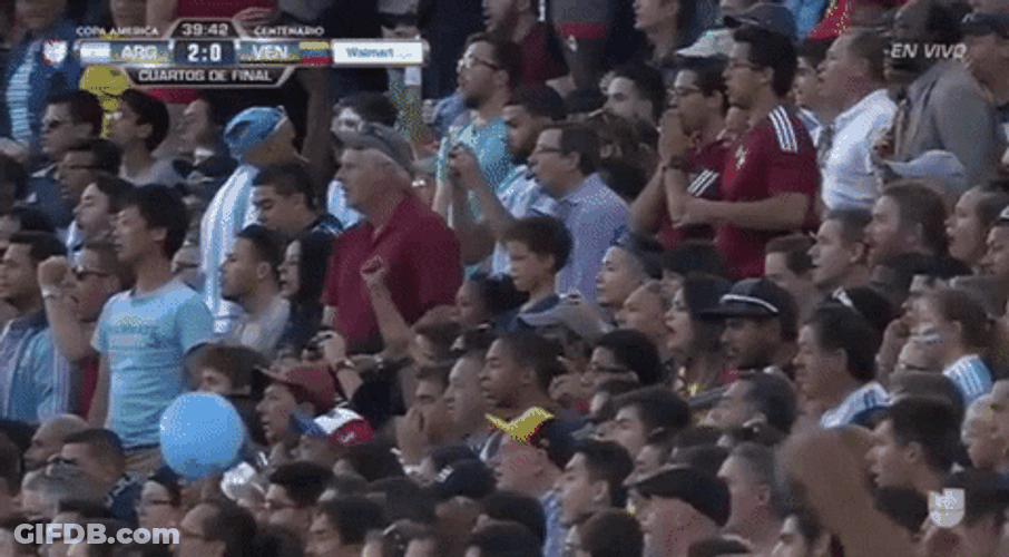 Crowds Cheering For Dibu GIF