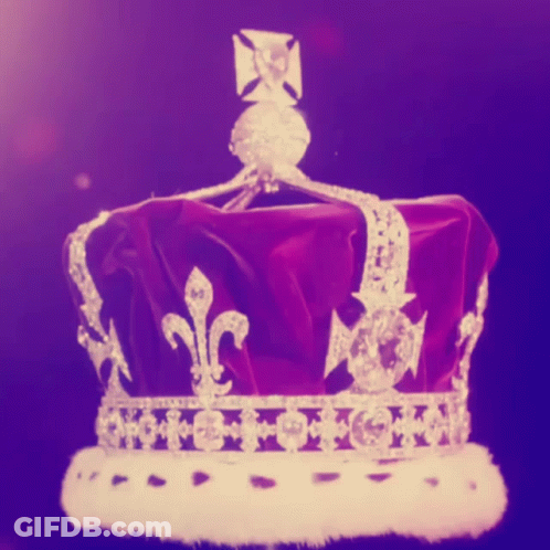 Crown With Diamond And L GIF