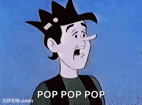 Crowned Long-Nose Cartoon Talking To Another GIF