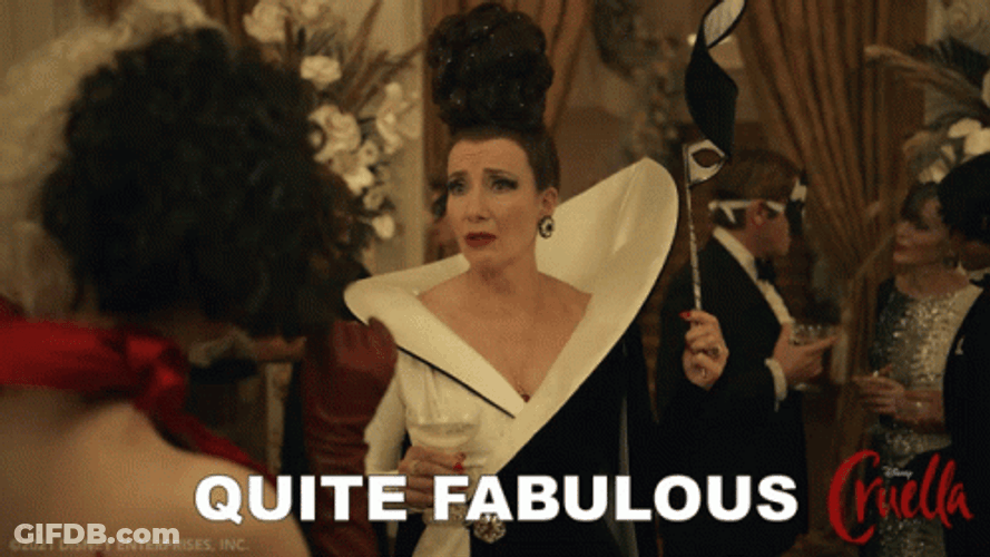 Cruella Baroness Quite Fabulous GIF