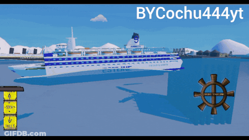 Cruise Ship Bycochu444yt GIF