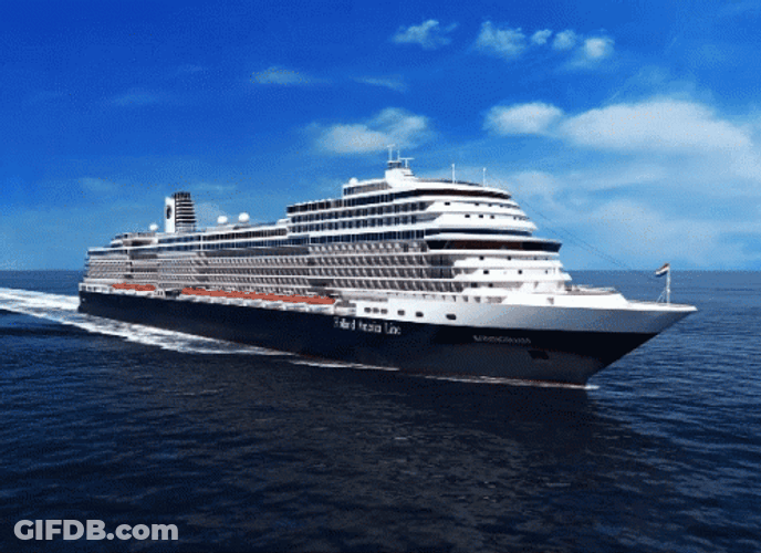 Cruise Ship In The Sea Funny Edit GIF