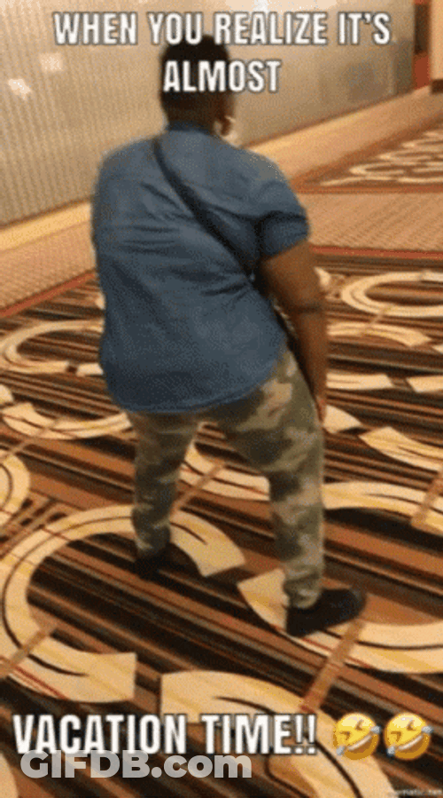 Cruise Vacation Time Twerk Meme GIF