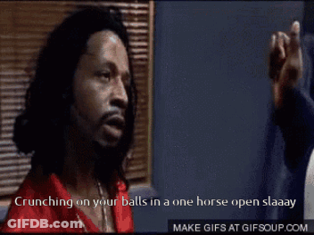 Crunching On Balls In One Horse Open Slaay GIF