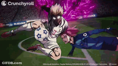 Crunchyroll Ad Soccer Game GIF