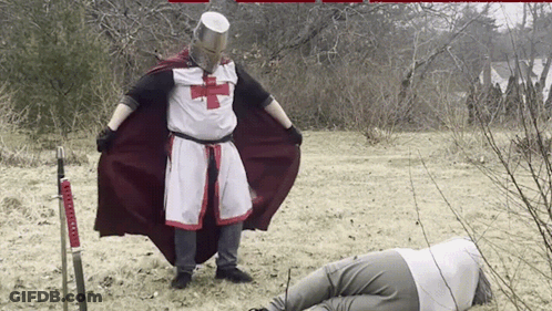 Crusader Emote GIF