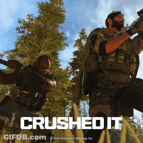 Crushed It Gun Man GIF