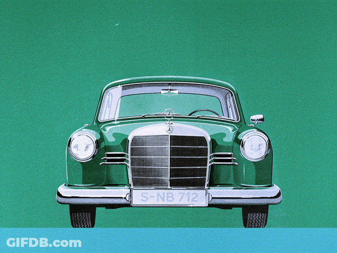 Crushed It Vintage Car GIF