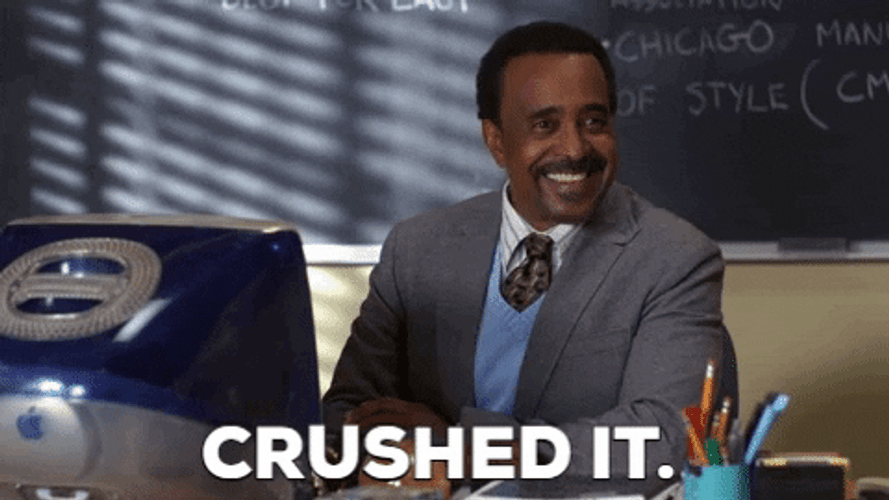 Crushing It Crushed It Tim Meadows GIF