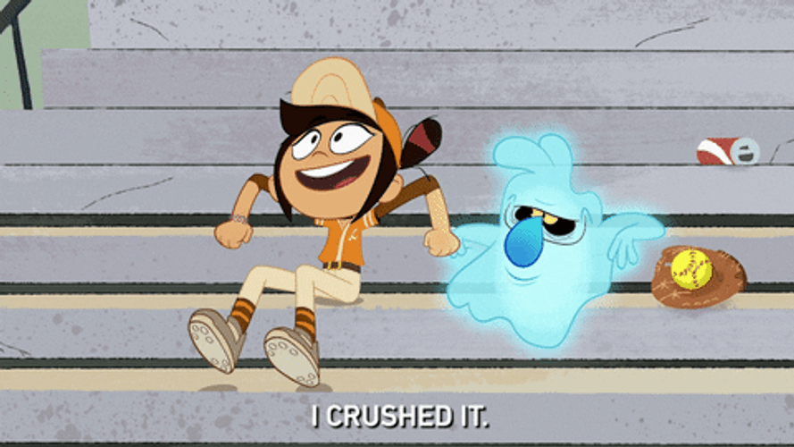 Crushing It I Crushed It Ghost Molly Mcgee GIF