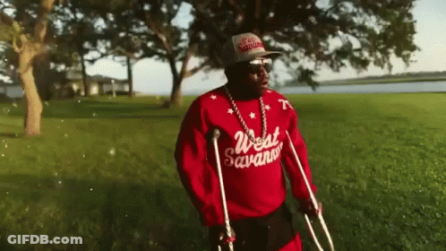 Crutches Injured GIF