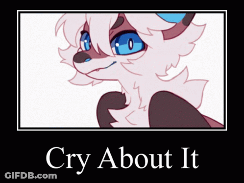 Cry About It Furry Maid GIF