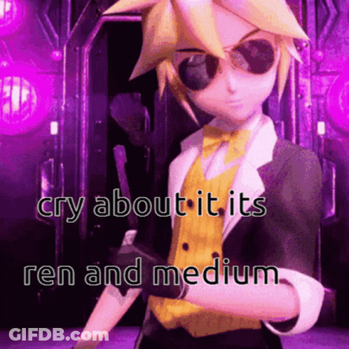 Cry About It Ren GIF