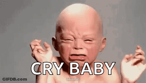 Cry Baby Crying Funny Face GIF