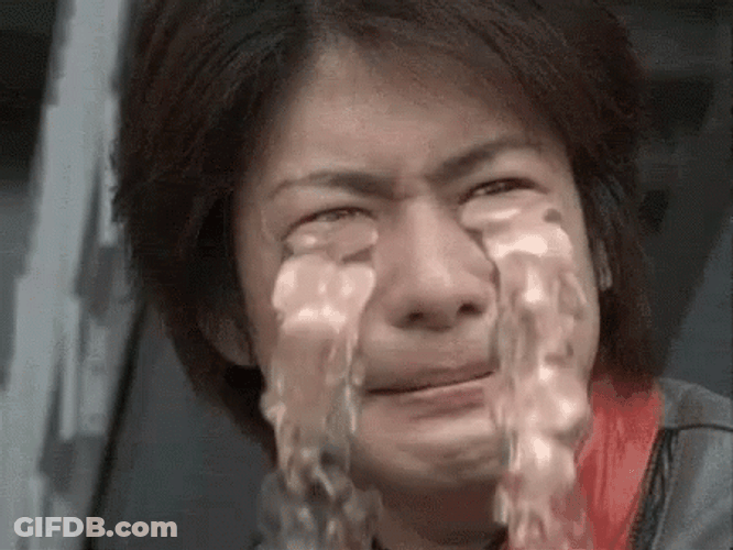Cry Me A River Japanese Guy Flowing Tears GIF