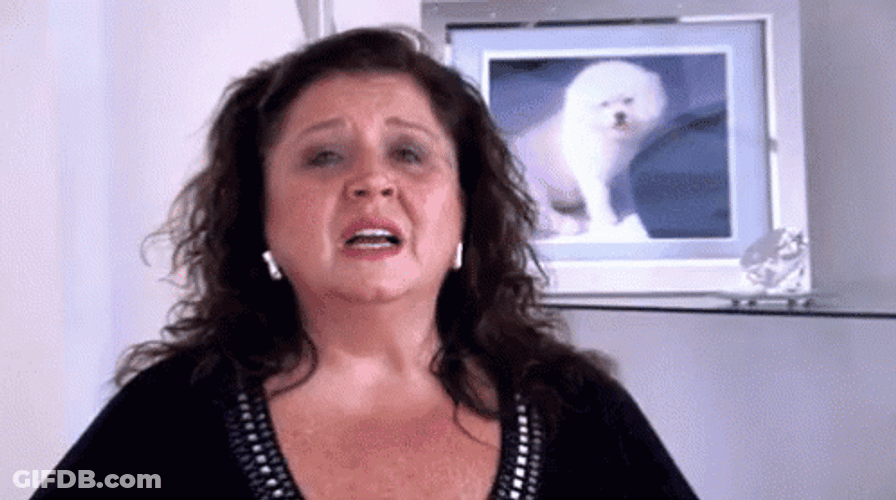 Crying Abby Lee Miller Messy Make Up GIF