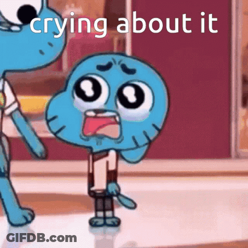 Crying About It Tawog GIF