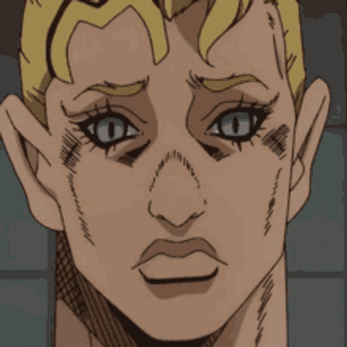 Crying Anime Blonde Man GIF