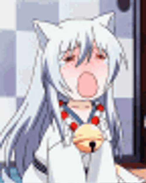 Crying Anime Neko White Human GIF